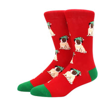 Load image into Gallery viewer, Christmas Puppy Dog Crazy Christmas Socks - Crazy Sock Thursdays
