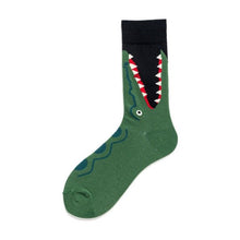 Load image into Gallery viewer, Croc Attack Crazy Socks - Crazy Sock Thursdays
