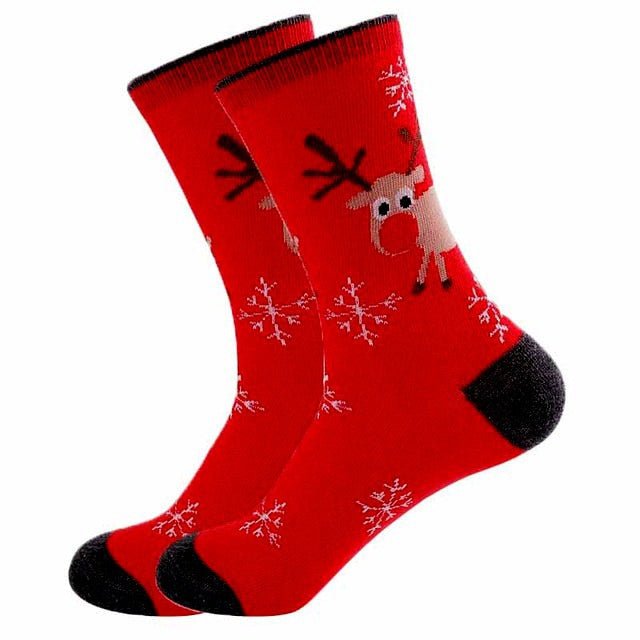 Women's Reindeer Crazy Christmas Socks - Crazy Sock Thursdays